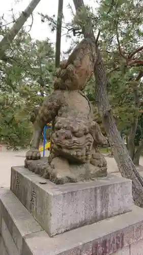 白山神社の狛犬