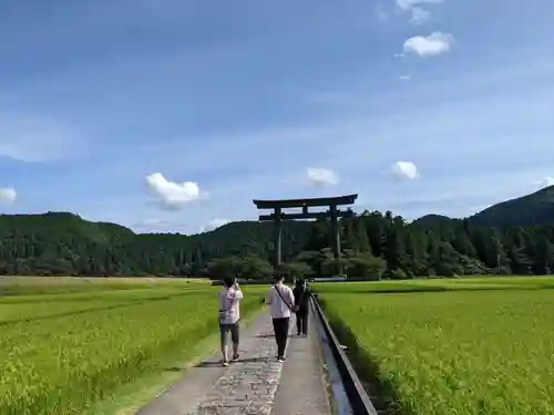 大斎原（熊野本宮大社旧社地）の鳥居