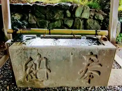 金ヶ作熊野神社の手水舎