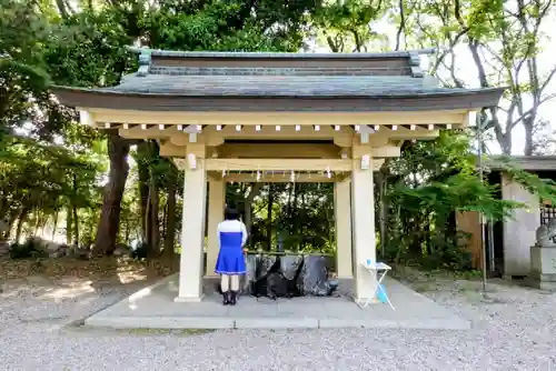 伊文神社（伊文町）の手水舎