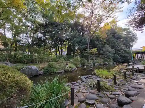 和樂備神社の庭園