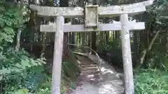 真南条下八幡神社の鳥居