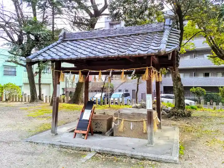 丸山神明社の手水舎