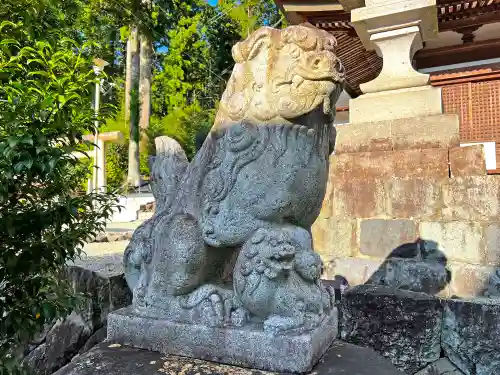 久津八幡宮の狛犬