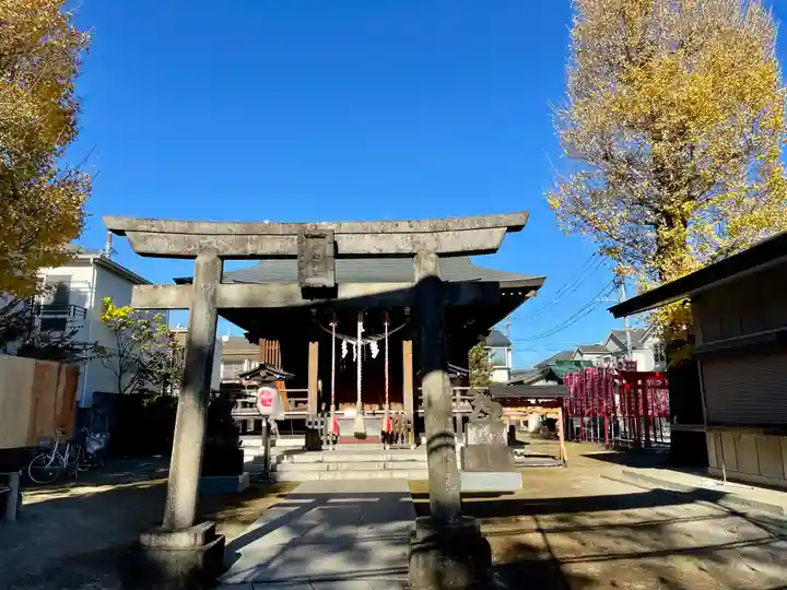 白山神社の鳥居