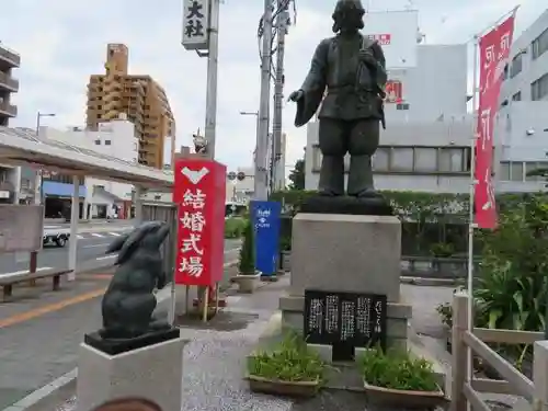 出雲大社土佐分詞の像