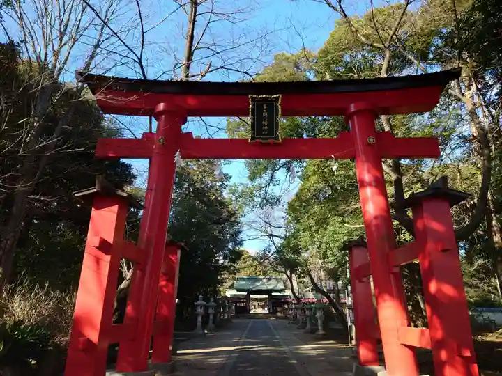 峯ヶ岡八幡神社の鳥居