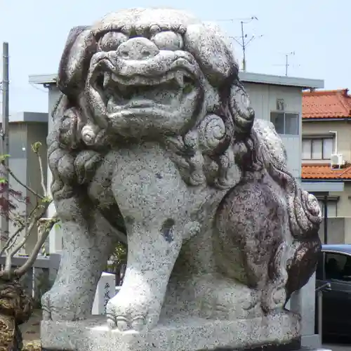 建石勝神社の狛犬