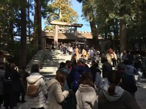 伊勢神宮内宮（皇大神宮）の鳥居