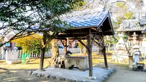 白山社の手水舎