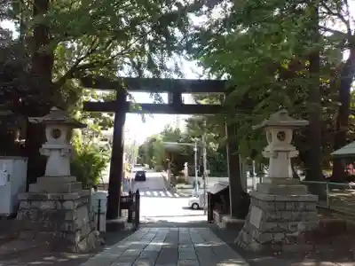 諏訪神社の鳥居