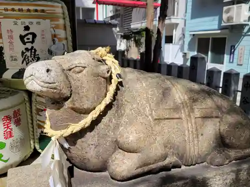 走水神社の狛犬