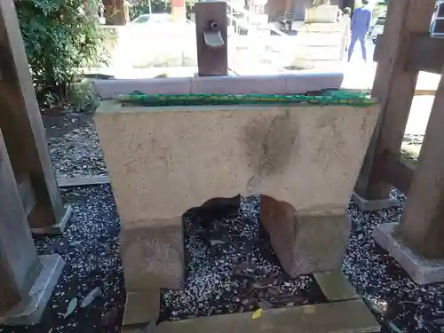 大泉氷川神社の手水