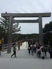 伊勢神宮内宮（皇大神宮）の鳥居