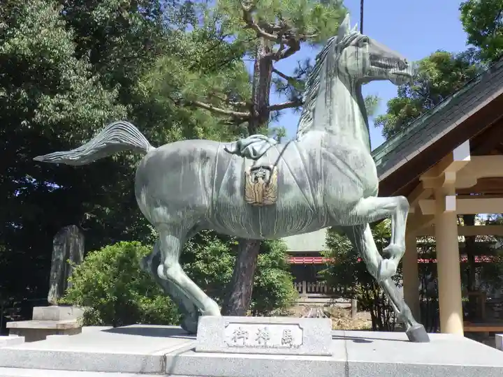 和泉國一之宮 大鳥大社の狛犬