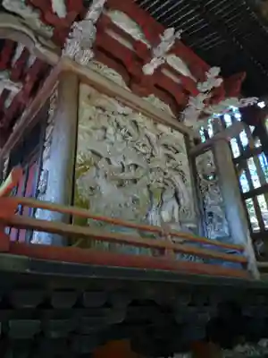 皆沢八幡宮本殿の芸術