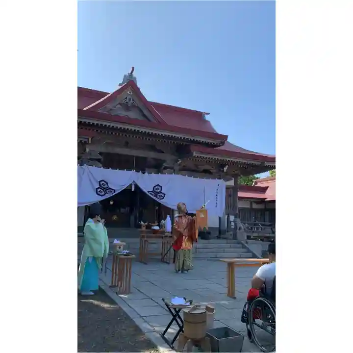 釧路一之宮 厳島神社のお祭り