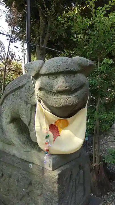 菊田神社の狛犬