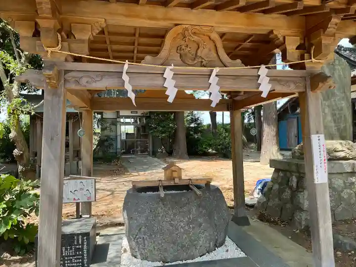 三島八幡神社の手水舎