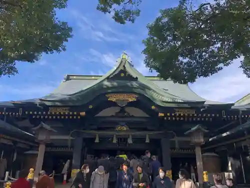 穴八幡宮の本殿・本堂