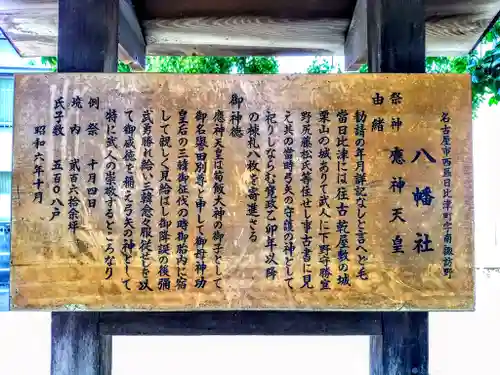 八幡社（日比津八幡社）の歴史