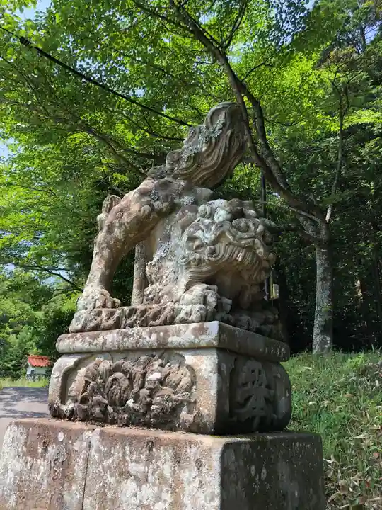 赤猪岩神社の狛犬