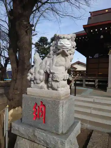 春ノ木神明社の狛犬