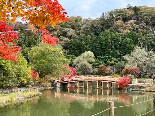 白水阿弥陀堂の庭園