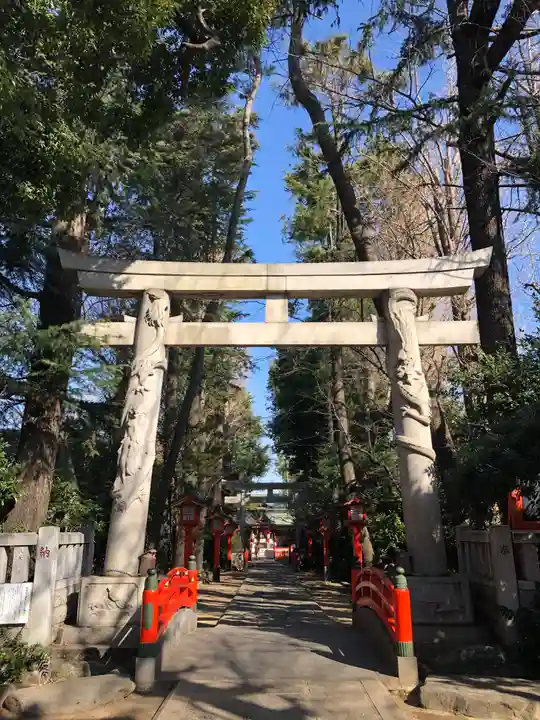馬橋稲荷神社の鳥居