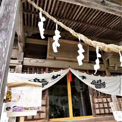 木幡山隠津島神社(二本松市)の本殿・本堂