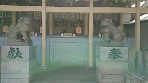 櫛田神社の狛犬