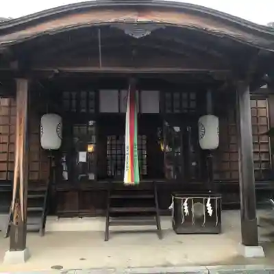 崇道天皇社の本殿・本堂