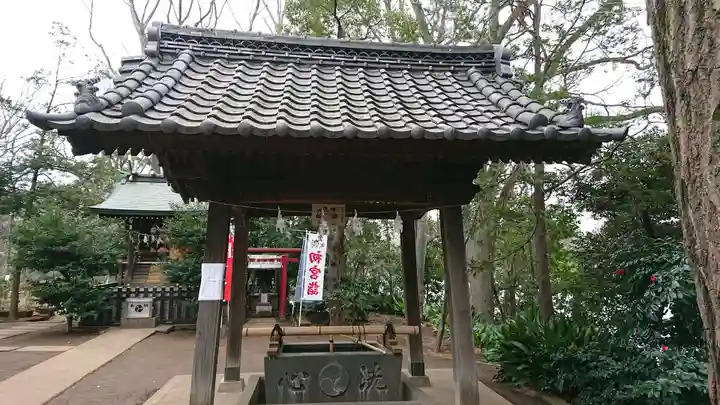 千束八幡神社の手水舎