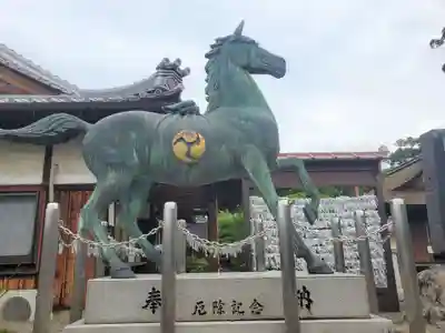 大宝神社の狛犬