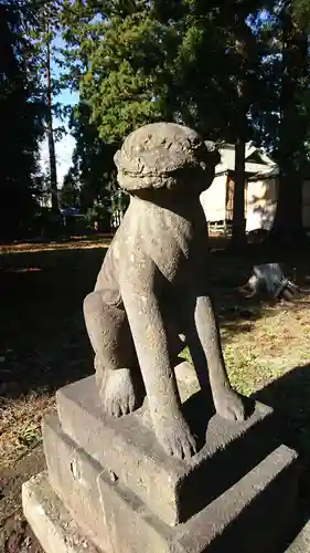 神明神社の狛犬