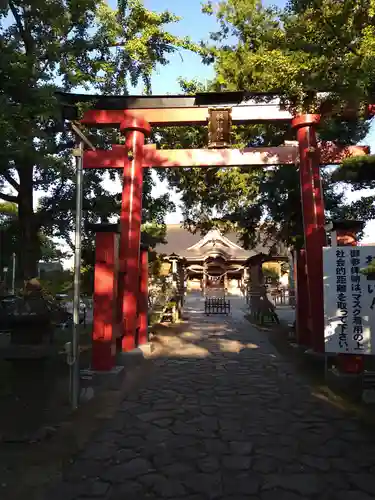 新発田諏訪神社の鳥居