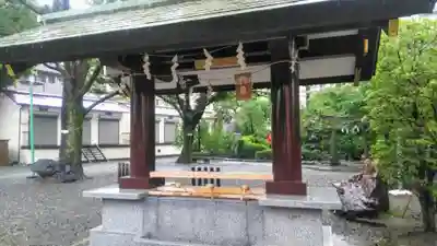 天祖諏訪神社の手水舎