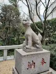 銀世界稲荷神社の狛犬