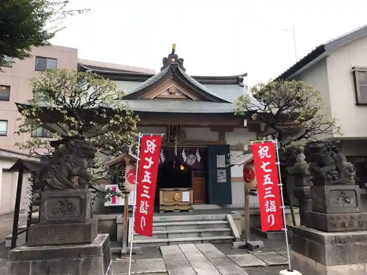 穏田神社の本殿・本堂