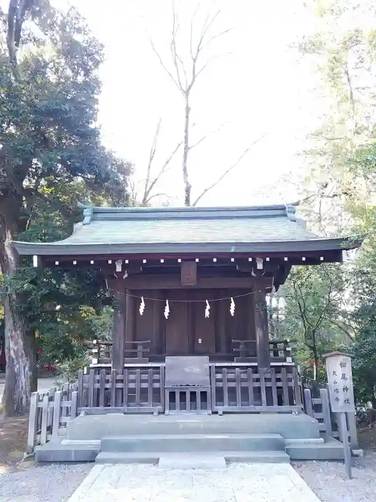 武蔵一宮氷川神社の末社・摂社