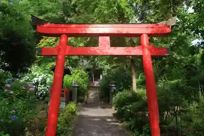 三春駒神社の鳥居