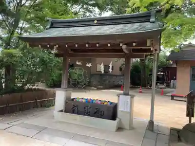 越谷香取神社の手水舎