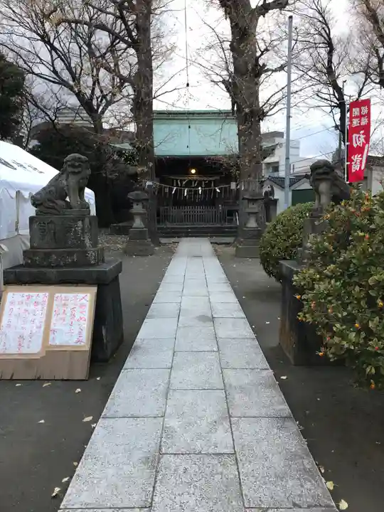 鵜ノ木八幡神社の本殿・本堂