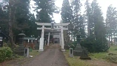 浅舞八幡神社の鳥居