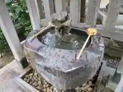 牛天神北野神社の手水