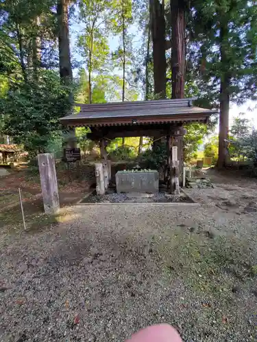 那須神社の手水舎