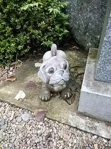 上合寺の狛犬