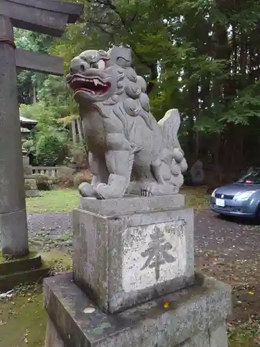 堀口天満天神社の狛犬