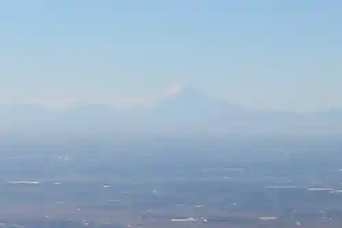 筑波山神社 女体山御本殿の景色