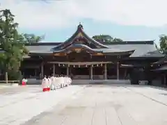 寒川神社の本殿